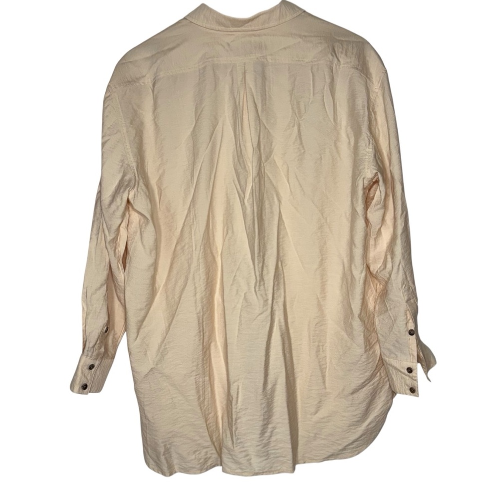 Banana Republic Cream Casual Button Down Shirt - Picture 6 of 6